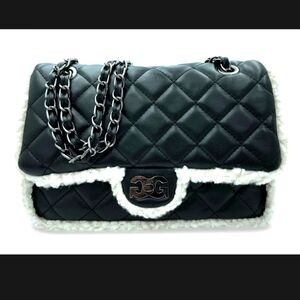 Gilda Paris Quilted Fur Baguette